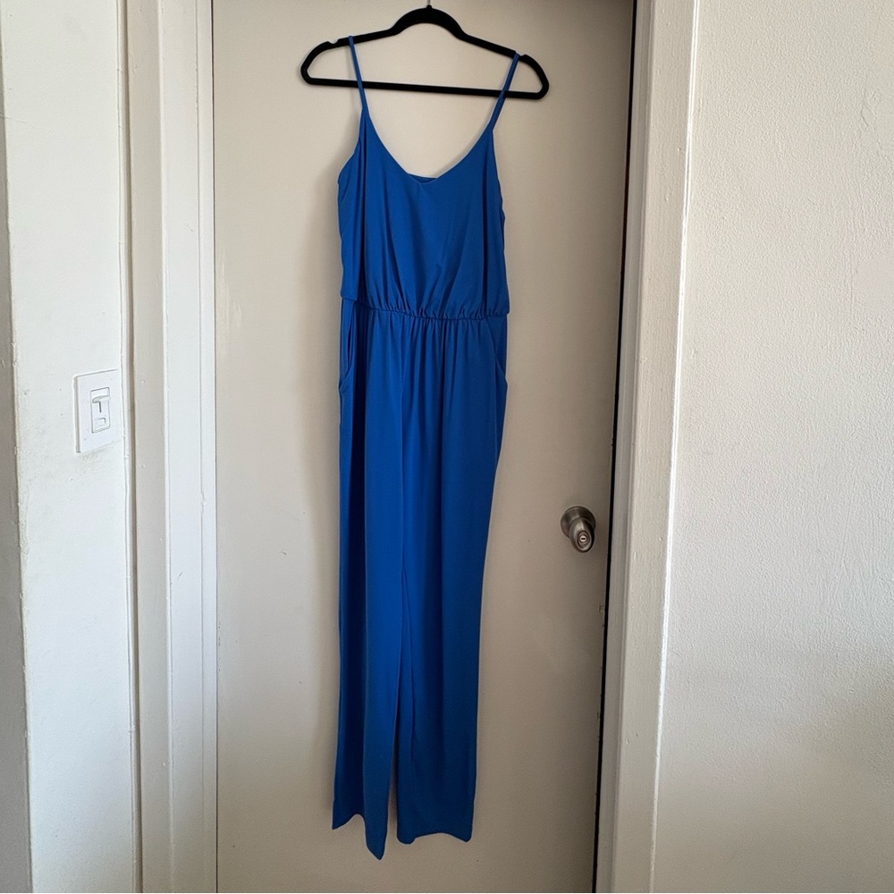 Susana Monaco Straight leg Jumpsuit in Santorini